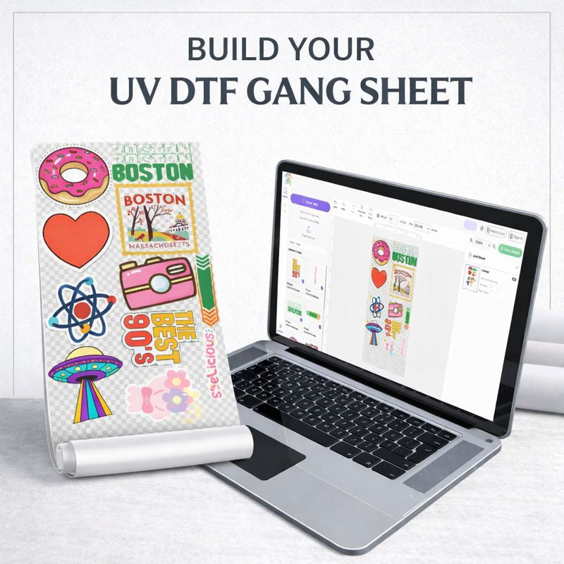 BUILD YOUR UV DTF GANG SHEET ONLINE