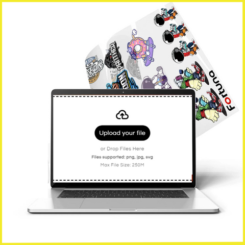 Upload your UV DTF gang sheet for custom transfers; ideal for hard surfaces in Maryland.