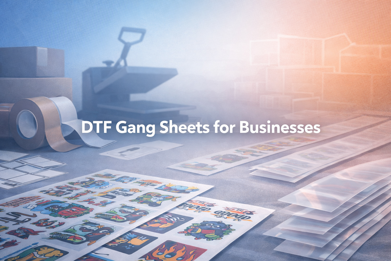 DTF Gang Sheets for Businesses