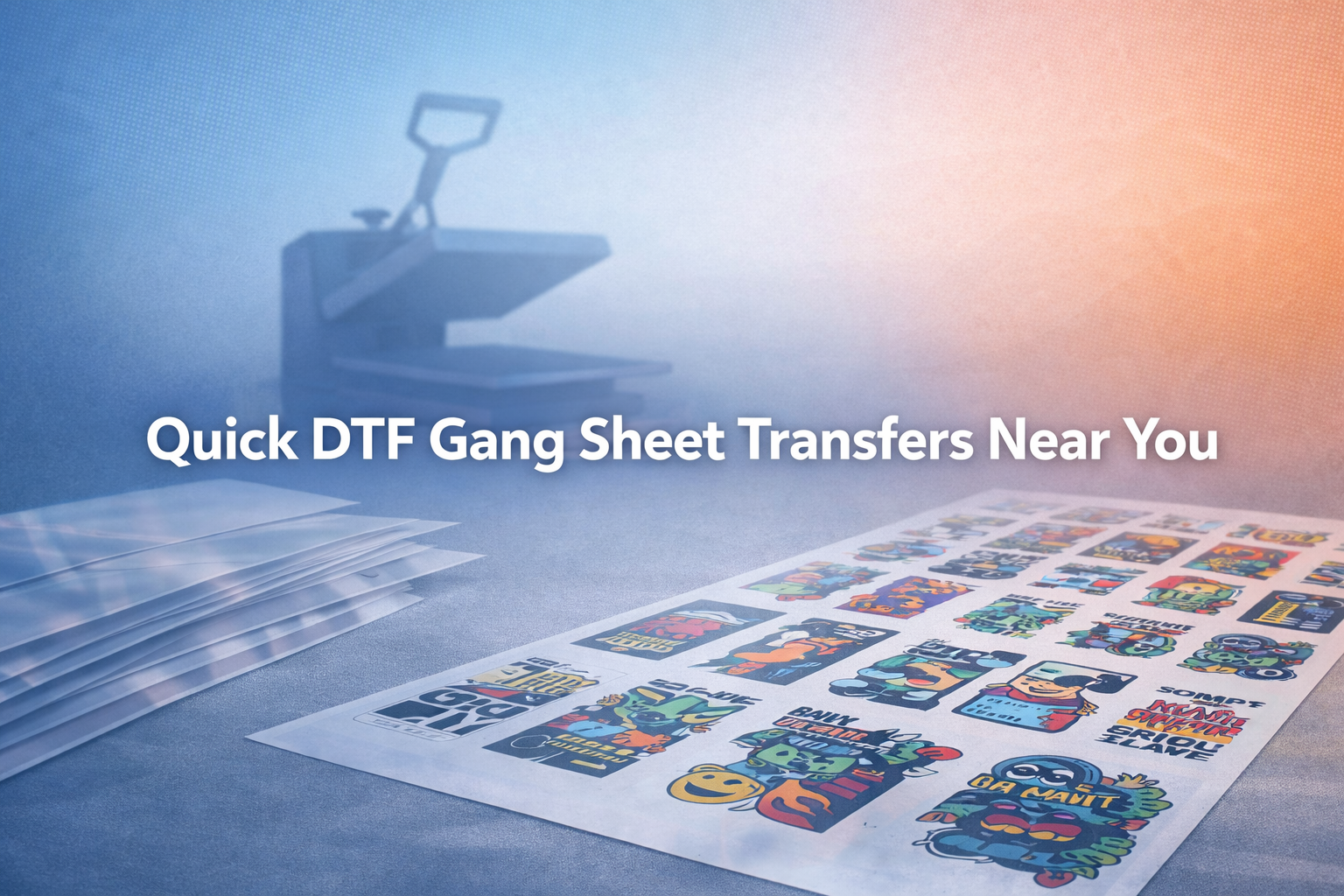 Quick DTF Gang Sheet Transfers Near You