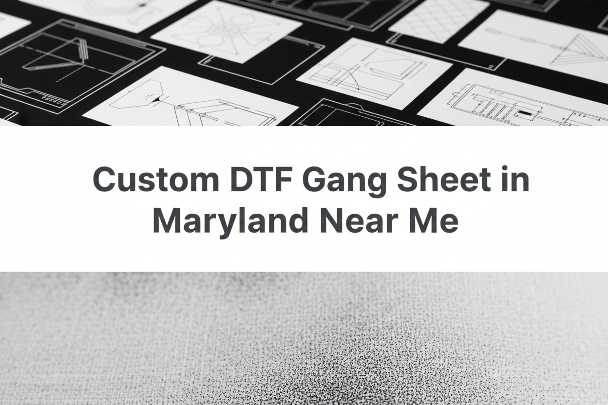 Custom dtf gang sheet in Maryland near me