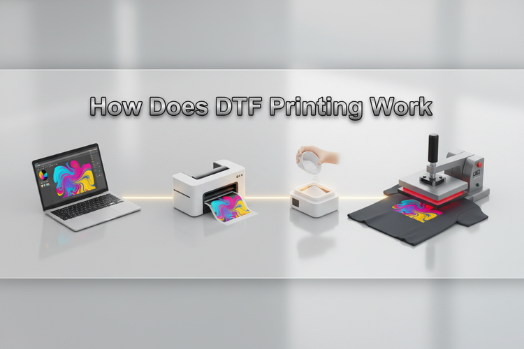 How Does DTF Printing Work? Step-by-Step Guide