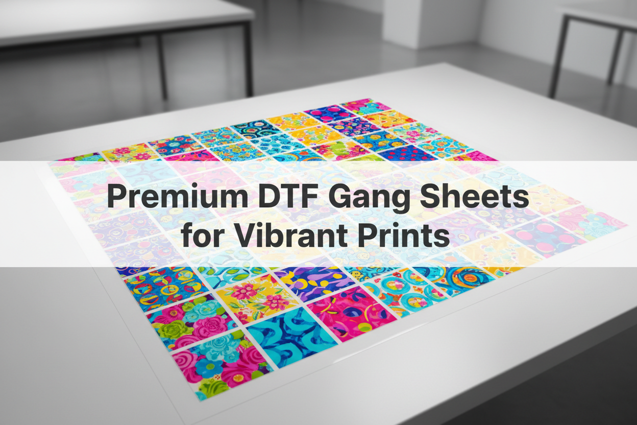 Premium DTF Gang Sheets for Vibrant Prints