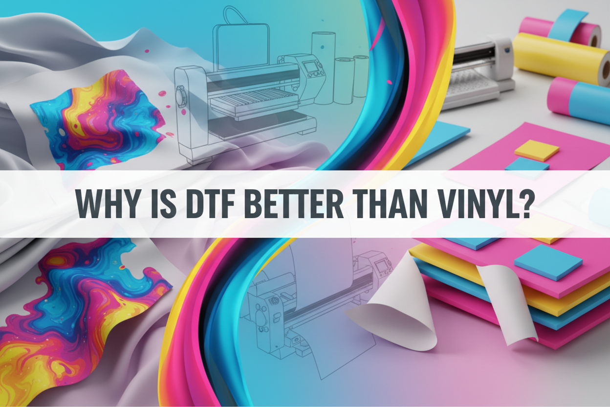 Why is DTF better than vinyl?